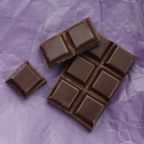 φωτογραφία με ένα κομμάτι σοκολάτα