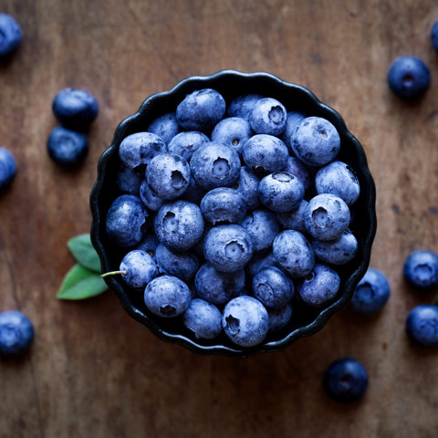 φωτογραφία με blueberries